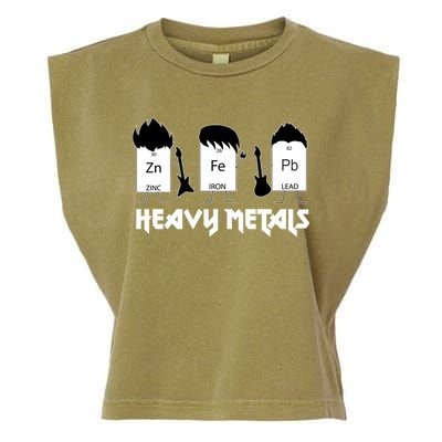 Heavy Metals Periodic Table Of Elements Garment-Dyed Women's Muscle Tee