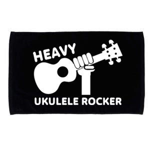 Heavy Ukulele Rocker Musical Instrument Acoustic Guitar Microfiber Hand Towel