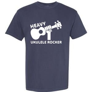 Heavy Ukulele Rocker Musical Instrument Acoustic Guitar Garment-Dyed Heavyweight T-Shirt