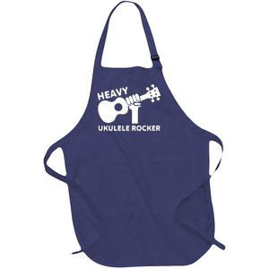 Heavy Ukulele Rocker Musical Instrument Acoustic Guitar Full-Length Apron With Pockets