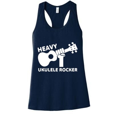 Heavy Ukulele Rocker Musical Instrument Acoustic Guitar Womens Tank Top