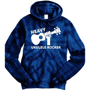 Heavy Ukulele Rocker Musical Instrument Acoustic Guitar Tie Dye Hoodie