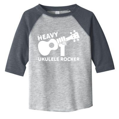 Heavy Ukulele Rocker Musical Instrument Acoustic Guitar Toddler Fine Jersey T-Shirt