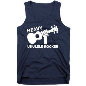 Heavy Ukulele Rocker Musical Instrument Acoustic Guitar Tank Top