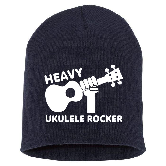 Heavy Ukulele Rocker Musical Instrument Acoustic Guitar Short Acrylic Beanie