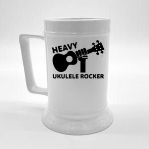 Heavy Ukulele Rocker Musical Instrument Acoustic Guitar Beer Stein