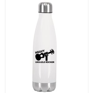 Heavy Ukulele Rocker Musical Instrument Acoustic Guitar Stainless Steel Insulated Water Bottle