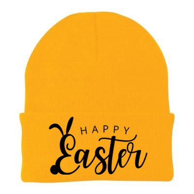 Happy Easter Bunny Holiday Knit Cap Winter Beanie