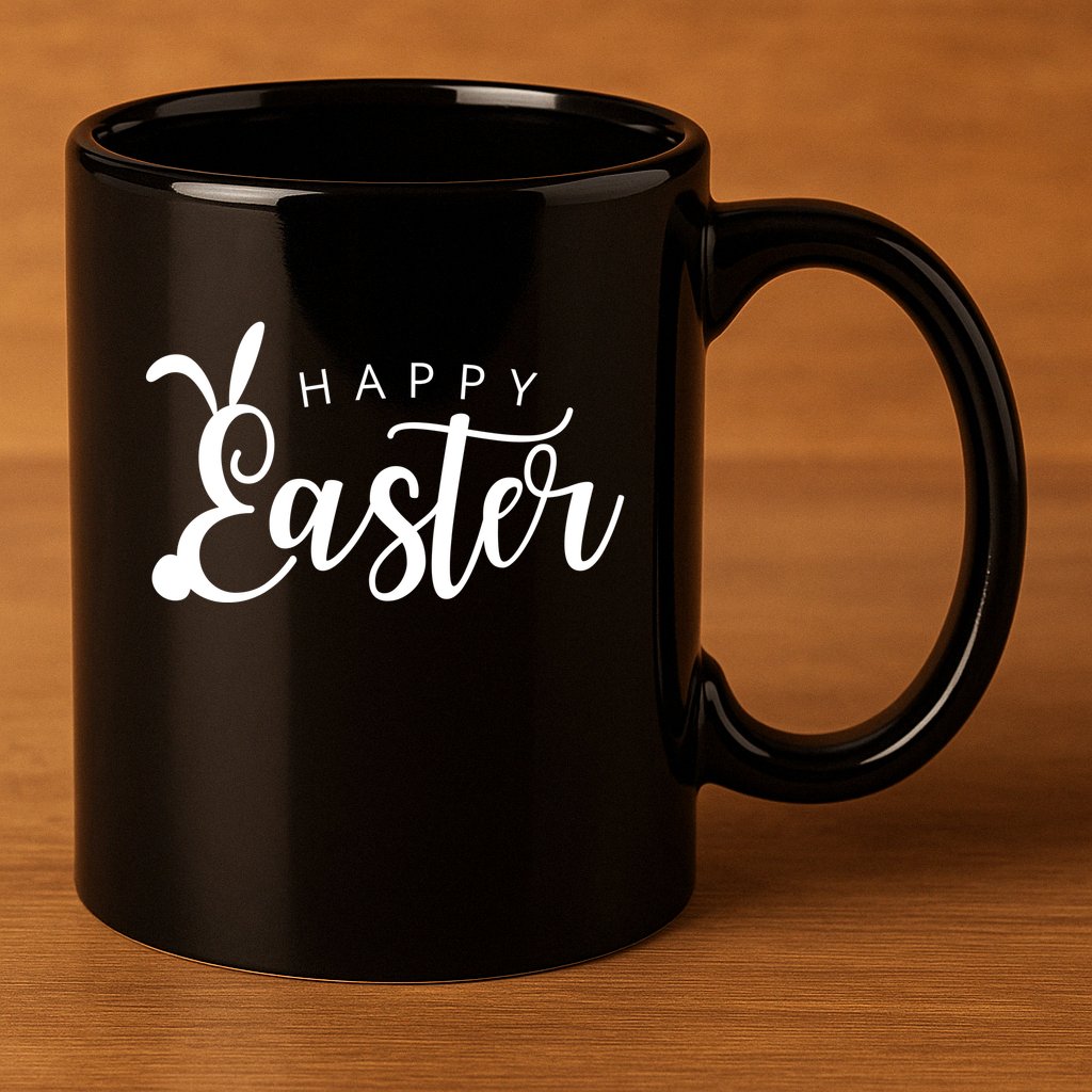 Happy Easter Bunny Holiday 11oz C Handle Ceramic Mug