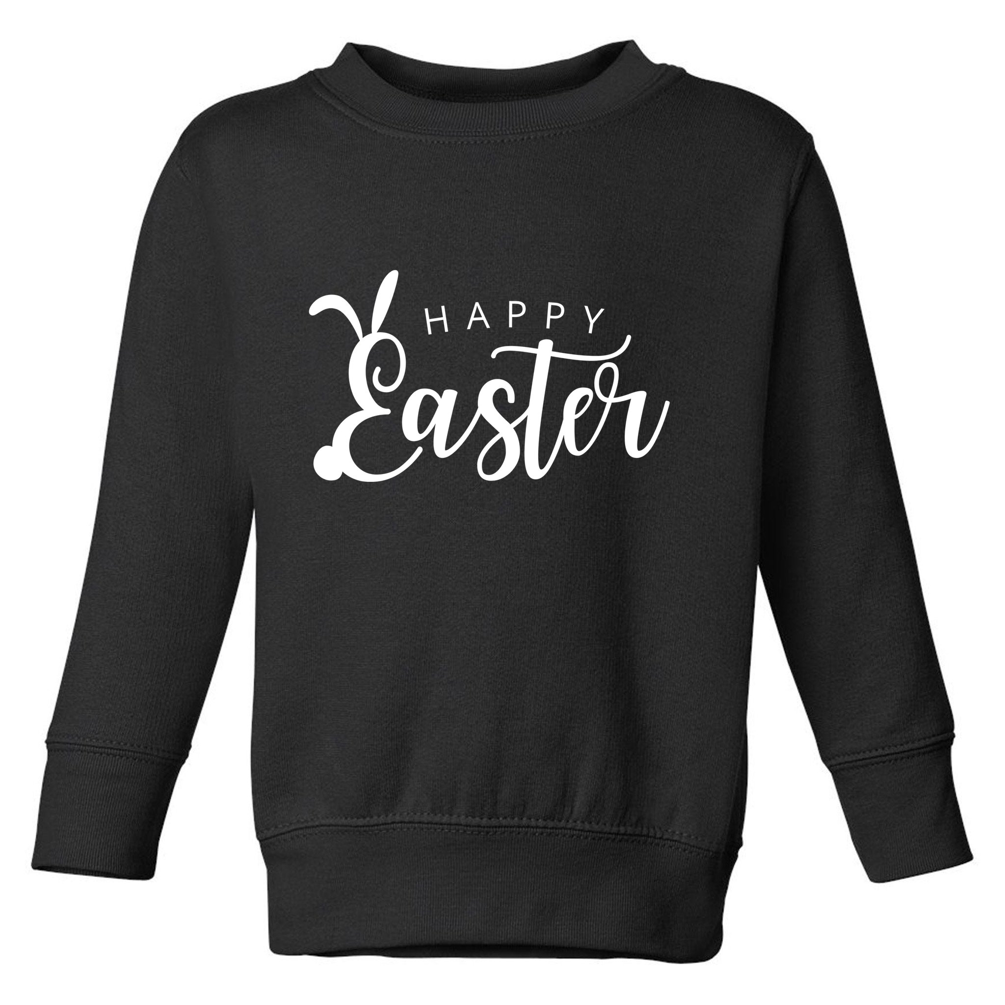 Happy Easter Bunny Holiday Toddler Sweatshirt
