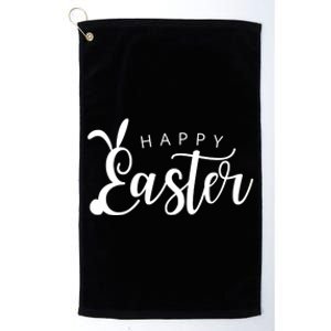 Happy Easter Bunny Holiday Platinum Collection Golf Towel