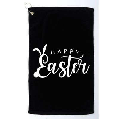 Happy Easter Bunny Holiday Golf Towel