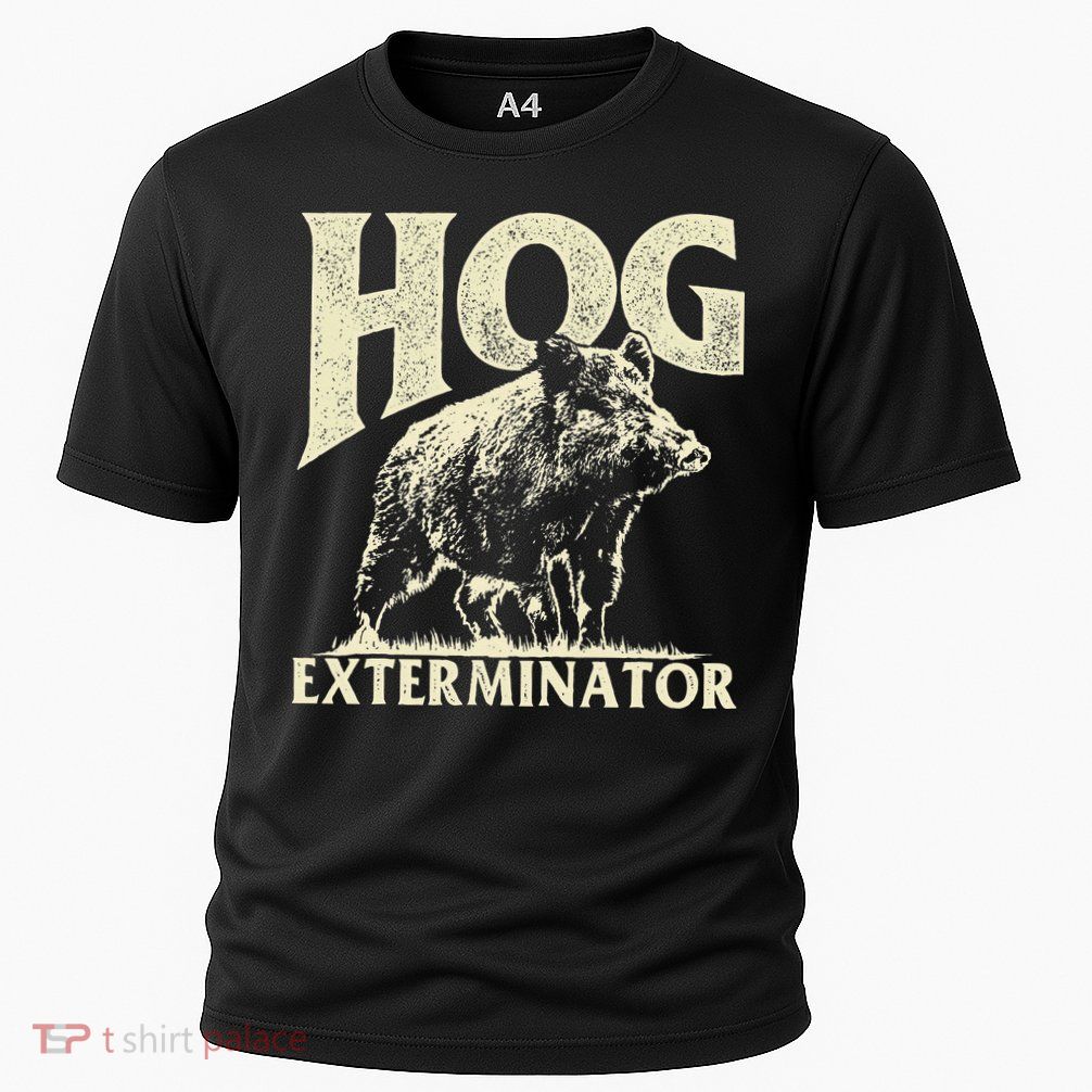 Hog Exterminator - Boar Hunting Wild Hog Hunter Cooling Performance Crew T-Shirt
