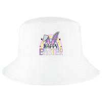 Happy Easter Bunny Rabbit Face Funny Easter Day Rainbow Cool Comfort Performance Bucket Hat