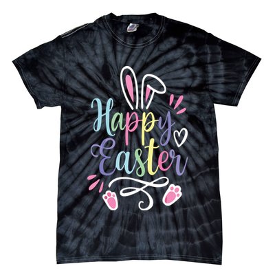 Happy Easter Bunny Rabbit Face Funny Easter Day Tie-Dye T-Shirt