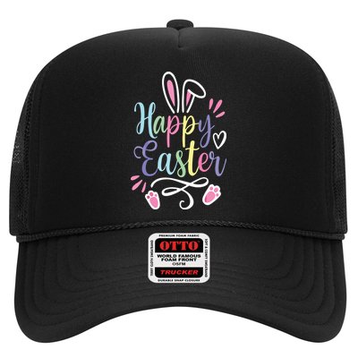 Happy Easter Bunny Rabbit Face Funny Easter Day Trucker Hat
