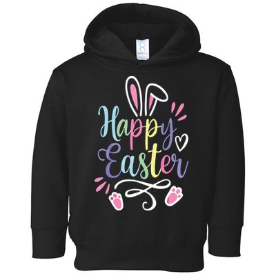 Happy Easter Bunny Rabbit Face Funny Easter Day Toddler Hoodie