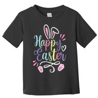 Happy Easter Bunny Rabbit Face Funny Easter Day Toddler T-Shirt