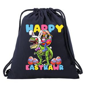 Happy Easter Bunny Dinosaur Egg Rabbit Ears Costume Gift Drawstring Bag