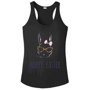 Hoppy Easter Bunny With Cheetah Glasses For The Mom Gift Ladies PosiCharge Competitor Racerback Tank