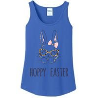 Hoppy Easter Bunny With Cheetah Glasses For The Mom Gift Ladies Essential Tank