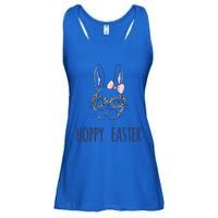 Hoppy Easter Bunny With Cheetah Glasses For The Mom Gift Ladies Essential Flowy Tank