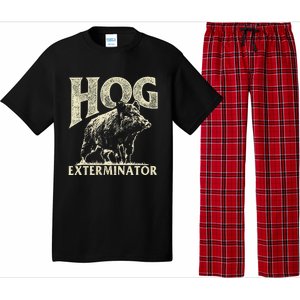 Hog Exterminator Boar Hunting Wild Hog Hunter Pajama Set