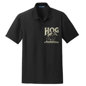 Hog Exterminator Boar Hunting Wild Hog Hunter Dry Zone Grid Polo