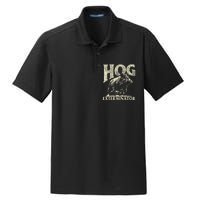 Hog Exterminator Boar Hunting Wild Hog Hunter Dry Zone Grid Polo