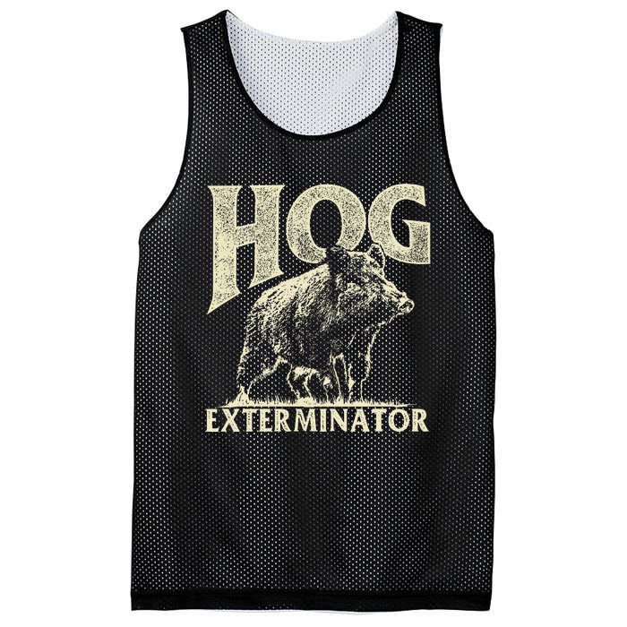 Hog Exterminator Boar Hunting Wild Hog Hunter Mesh Reversible Basketball Jersey Tank