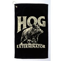 Hog Exterminator Boar Hunting Wild Hog Hunter Golf Towel