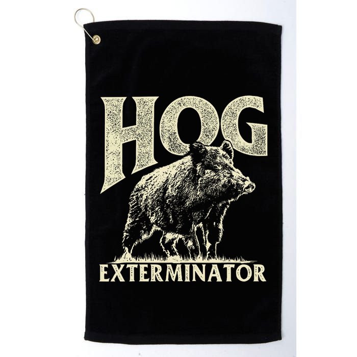 Hog Exterminator Boar Hunting Wild Hog Hunter Golf Towel