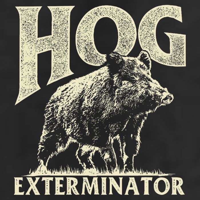 Hog Exterminator Boar Hunting Wild Hog Hunter Golf Towel