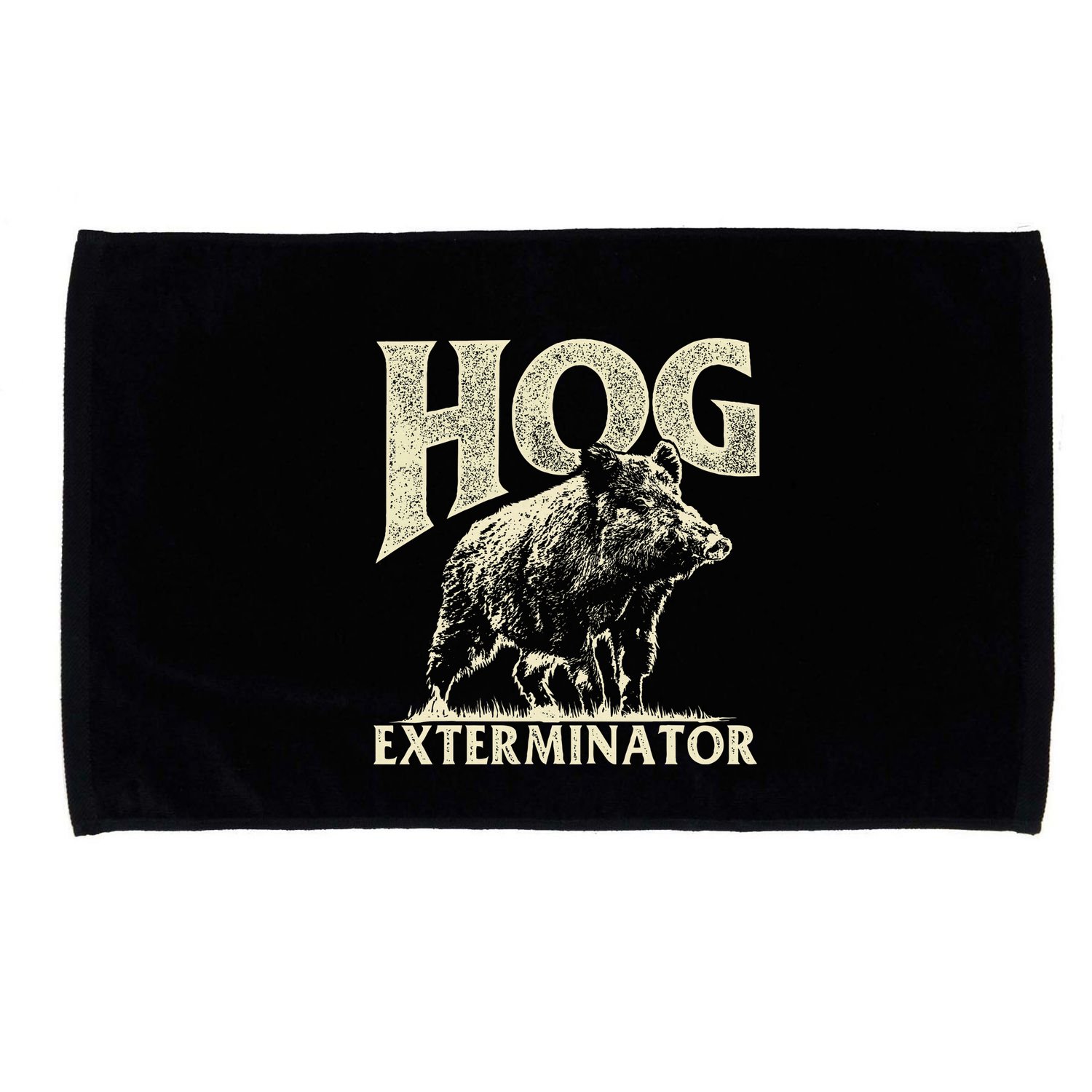 Hog Exterminator Boar Hunting Wild Hog Hunter Microfiber Hand Towel