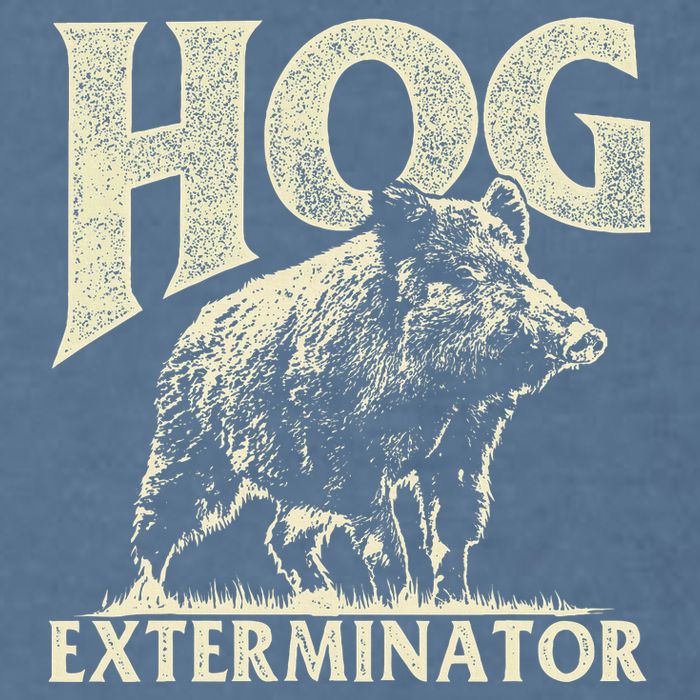 Hog Exterminator Boar Hunting Wild Hog Hunter Garment-Dyed Sweatshirt