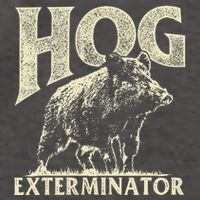 Hog Exterminator Boar Hunting Wild Hog Hunter Vector Backpack