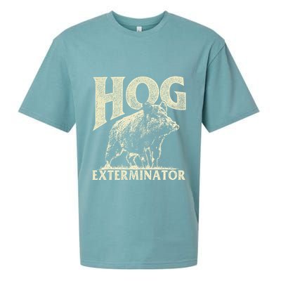 Hog Exterminator Boar Hunting Wild Hog Hunter Sueded Cloud Jersey T-Shirt