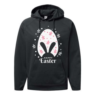 Happy Easter Bunny Rabbit Face Funny Easter Day Performance Fleece Hoodie