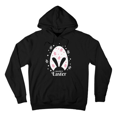 Happy Easter Bunny Rabbit Face Funny Easter Day Hoodie