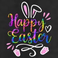 Happy Easter Bunny Rabbit Face Tie Dye Easter Day Cool Comfort Performance Bucket Hat