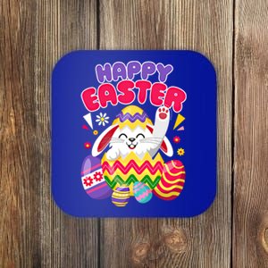 Happy Easter Bunny Easter Eggs Cute Gift Coaster