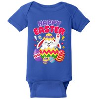 Happy Easter Bunny Easter Eggs Cute Gift Baby Bodysuit