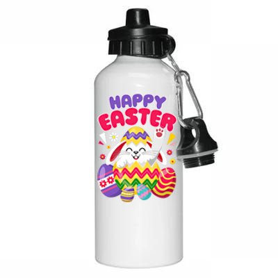 Happy Easter Bunny Easter Eggs Cute Gift Aluminum Water Bottle