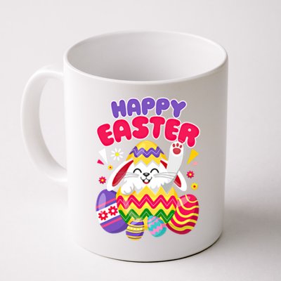 Happy Easter Bunny Easter Eggs Cute Gift Coffee Mug