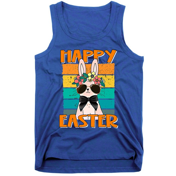 Happy Easter Bunny Retro Rabbit Clothes Easter Day Cute Great Gift Tank Top