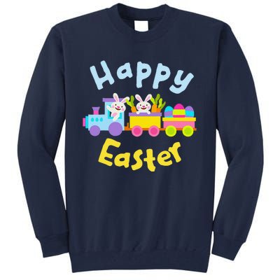 Happy Easter Bunny Train Tall Sweatshirt