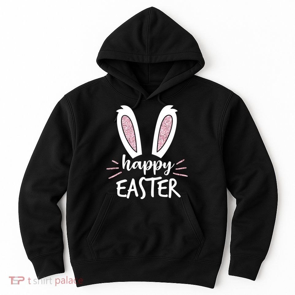 Happy Easter Bunny Ears Hoodie