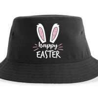 Happy Easter Bunny Ears Sustainable Bucket Hat