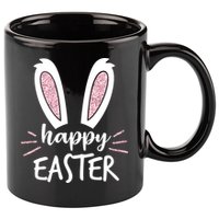 Happy Easter Bunny Ears 11oz C Handle Ceramic Mug