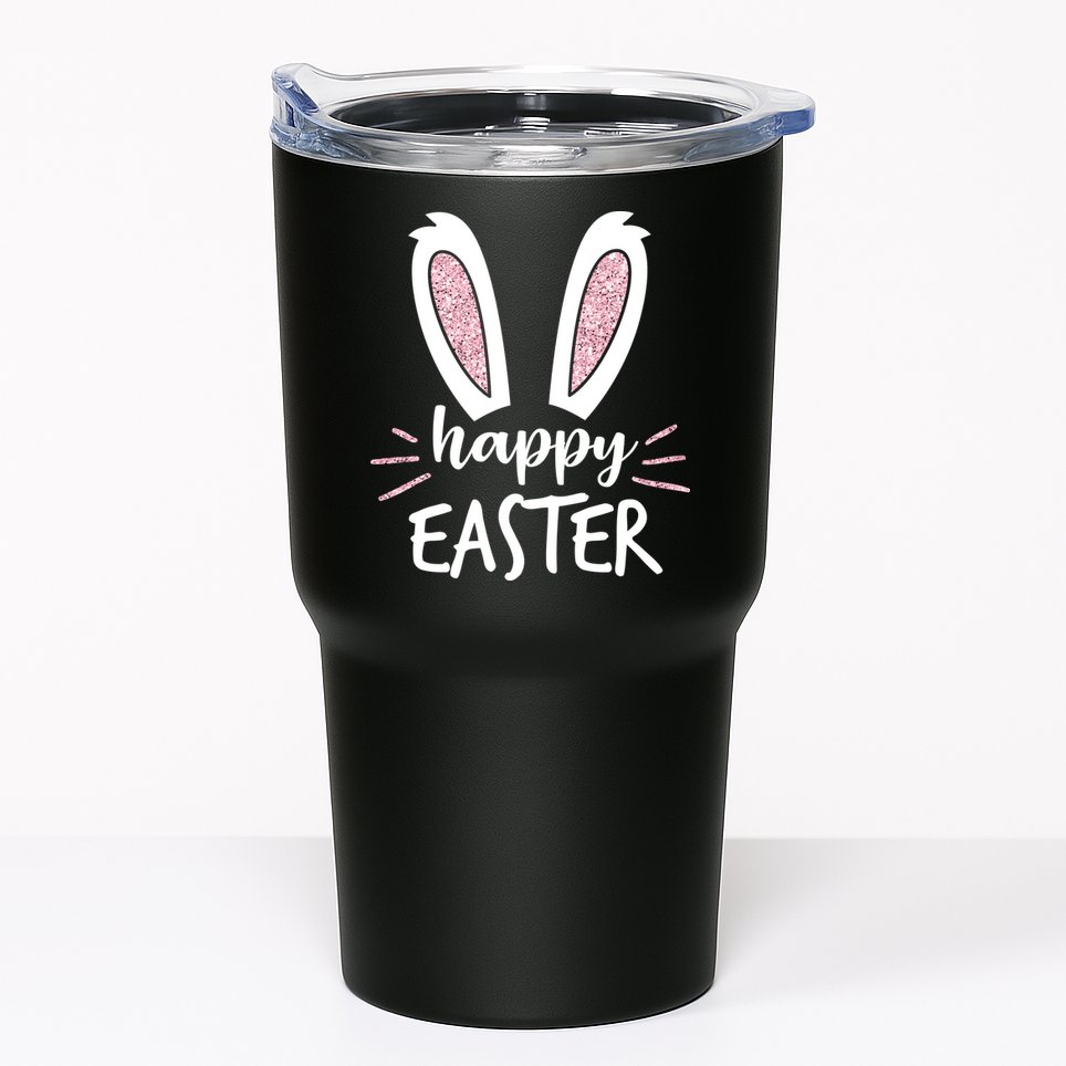 Happy Easter Bunny Ears Tumbler